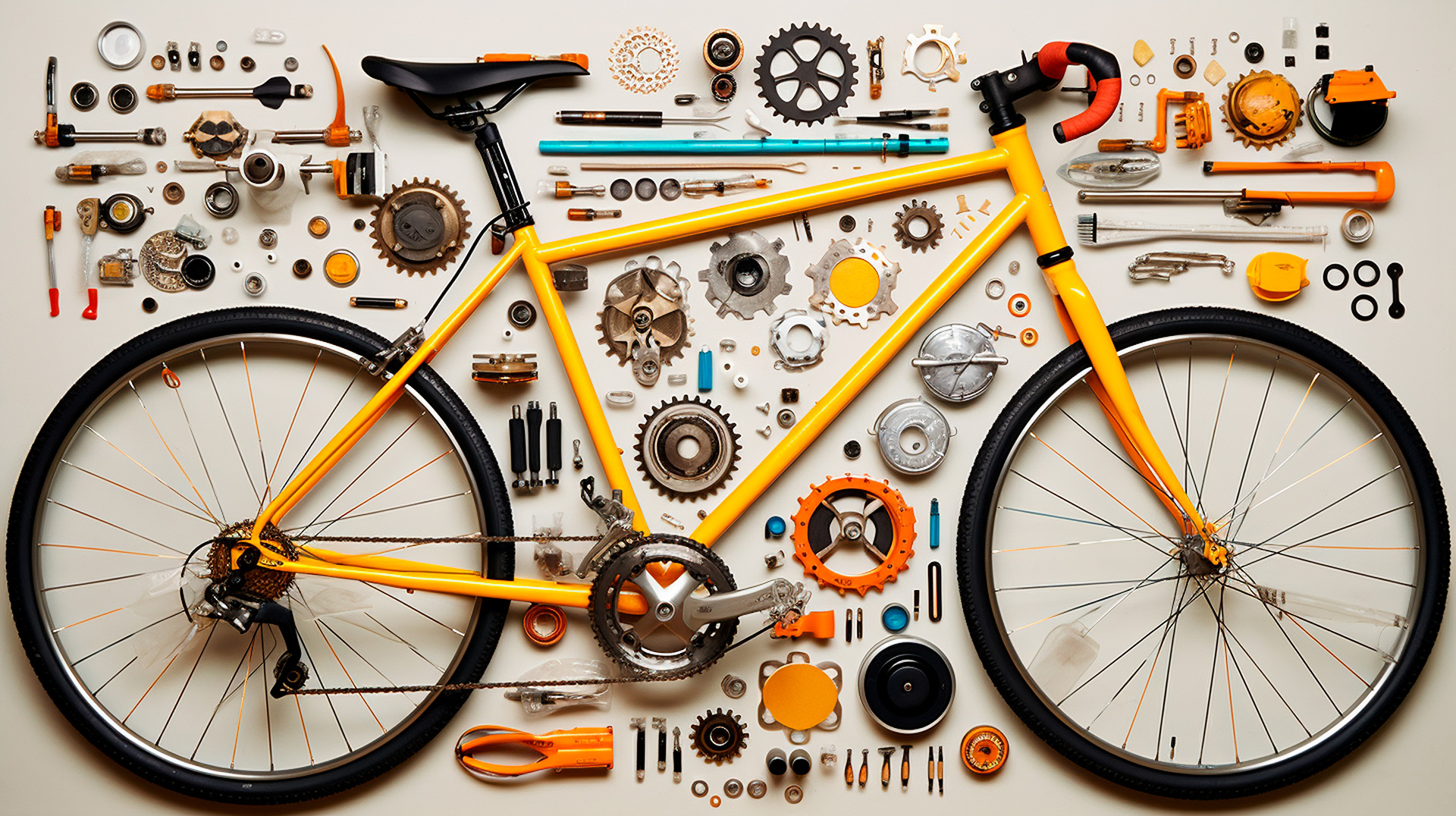 Bicycle service repair and parts lock haven